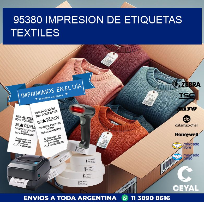 95380 IMPRESION DE ETIQUETAS TEXTILES