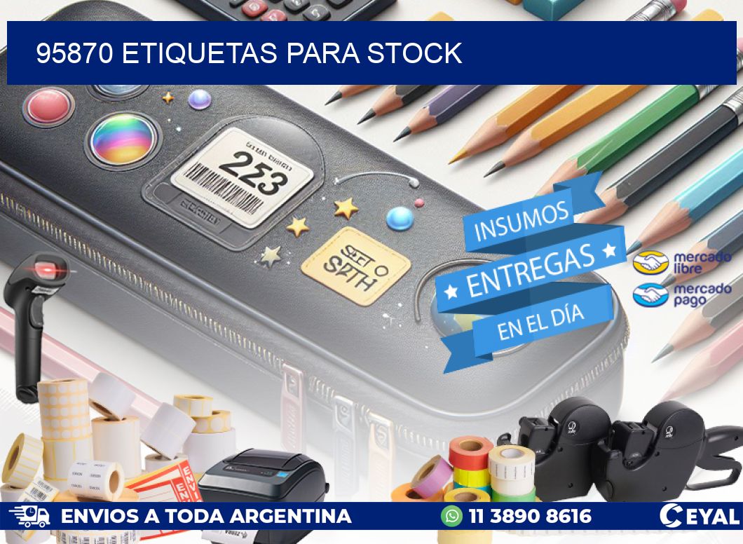95870 ETIQUETAS PARA STOCK