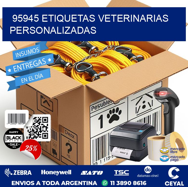 95945 ETIQUETAS VETERINARIAS PERSONALIZADAS