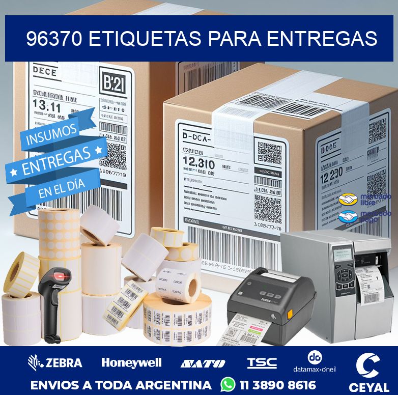 96370 ETIQUETAS PARA ENTREGAS