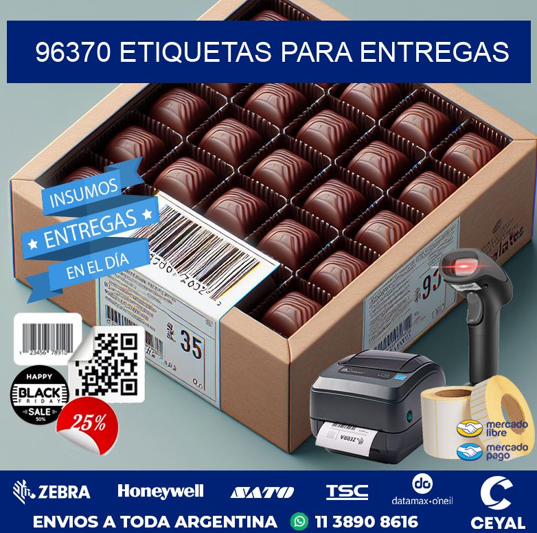 96370 ETIQUETAS PARA ENTREGAS