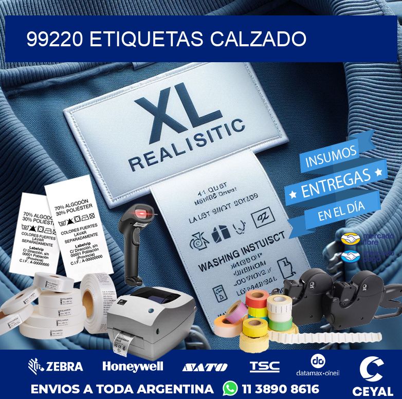 99220 ETIQUETAS CALZADO