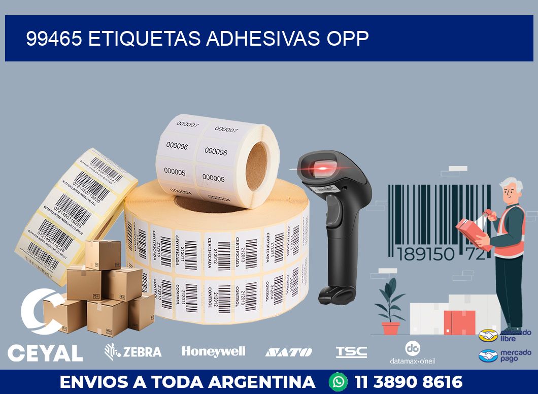 99465 ETIQUETAS ADHESIVAS OPP