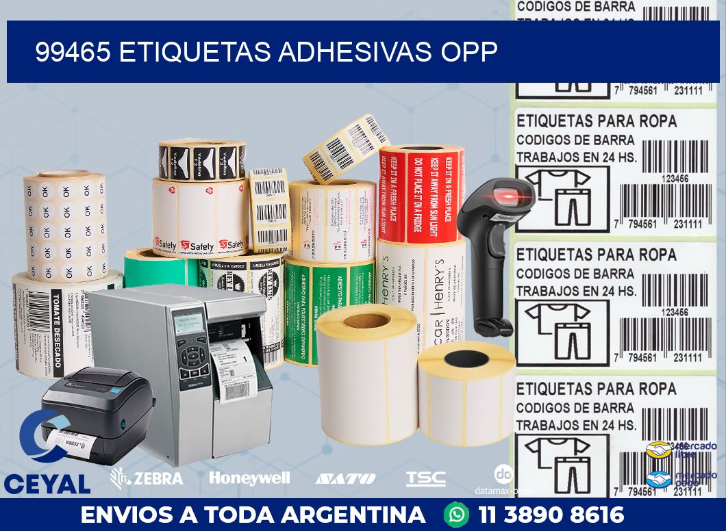 99465 ETIQUETAS ADHESIVAS OPP