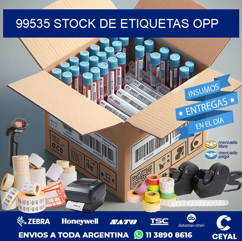 99535 STOCK DE ETIQUETAS OPP