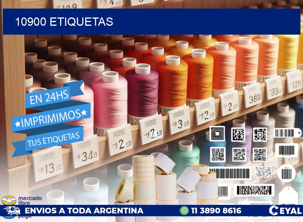 10900 ETIQUETAS