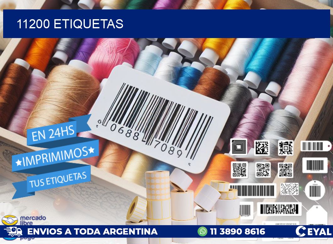 11200 ETIQUETAS