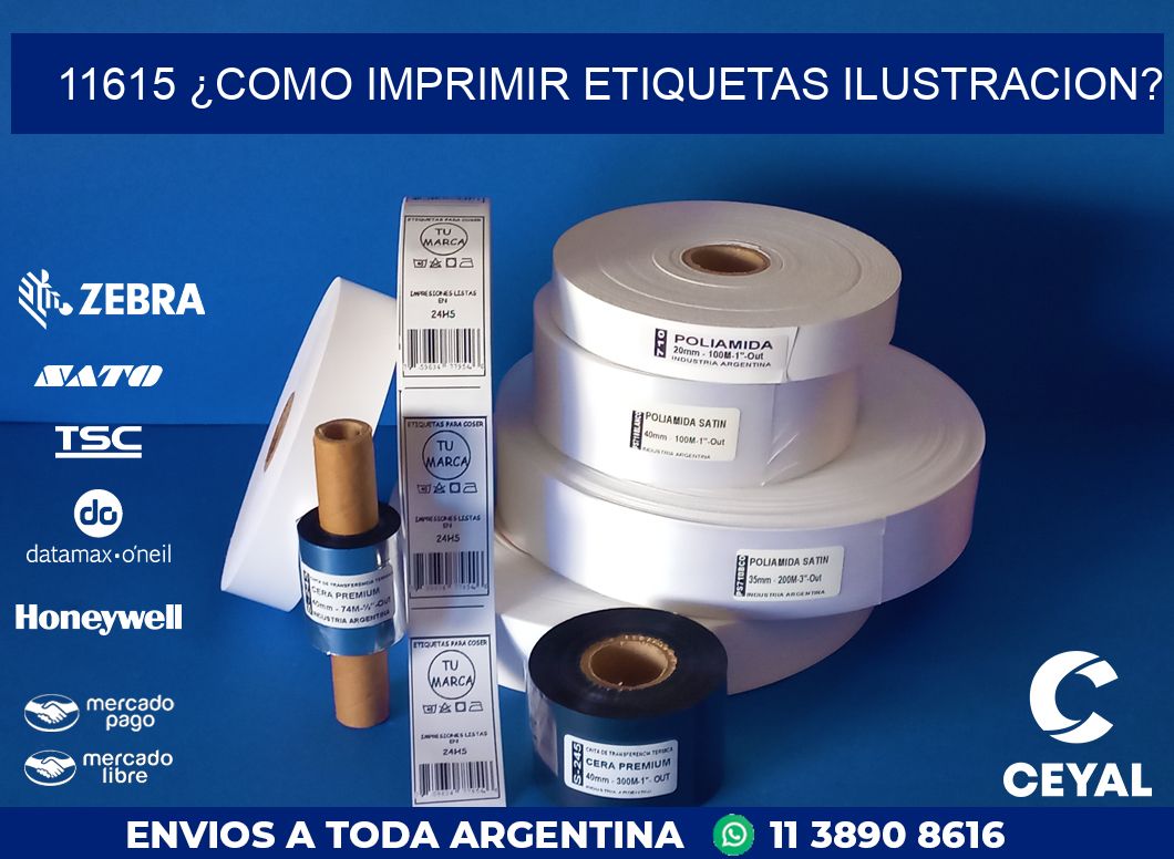 11615 ¿COMO IMPRIMIR ETIQUETAS ILUSTRACION?