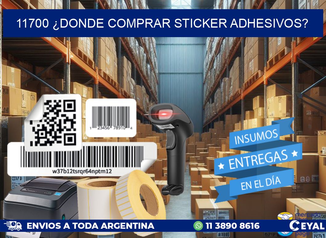 11700 ¿DONDE COMPRAR STICKER ADHESIVOS?