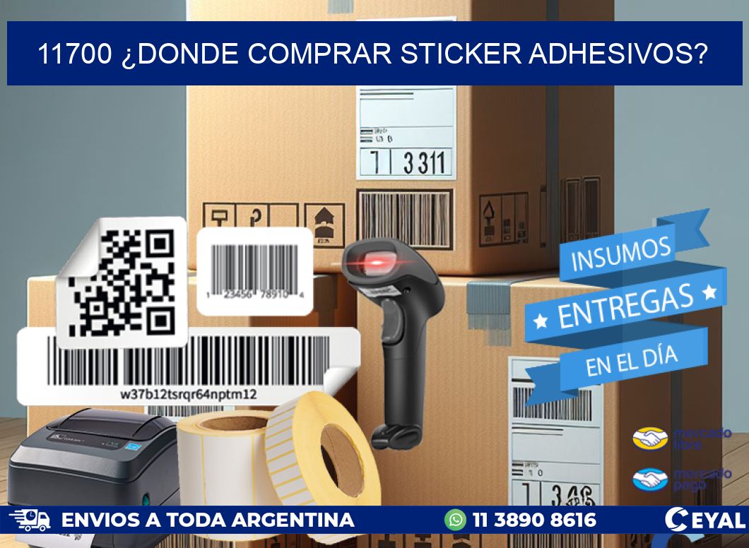 11700 ¿DONDE COMPRAR STICKER ADHESIVOS?