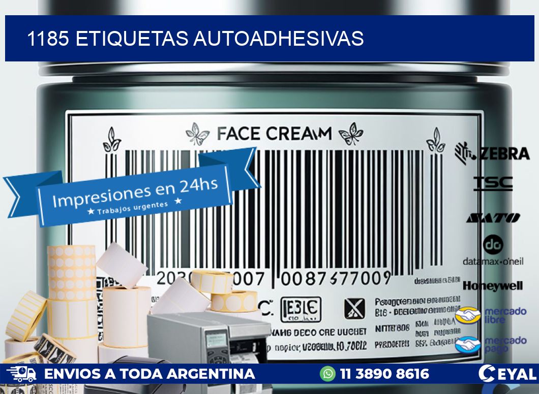 1185 ETIQUETAS AUTOADHESIVAS