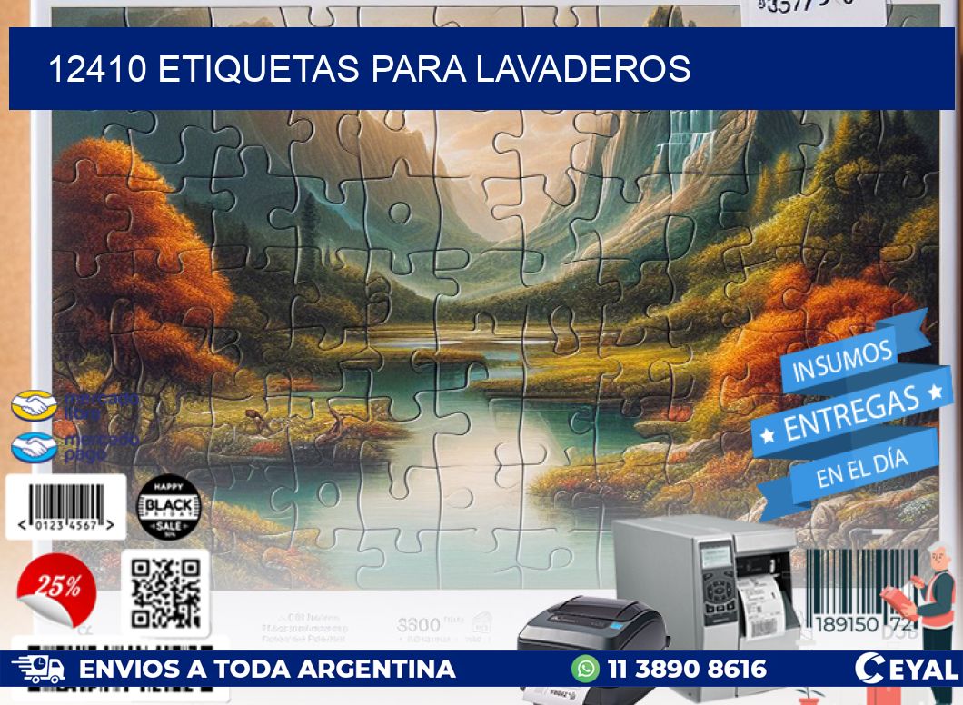 12410 ETIQUETAS PARA LAVADEROS