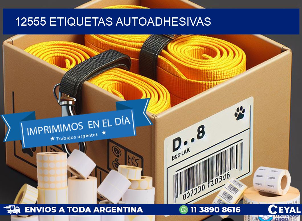 12555 ETIQUETAS AUTOADHESIVAS