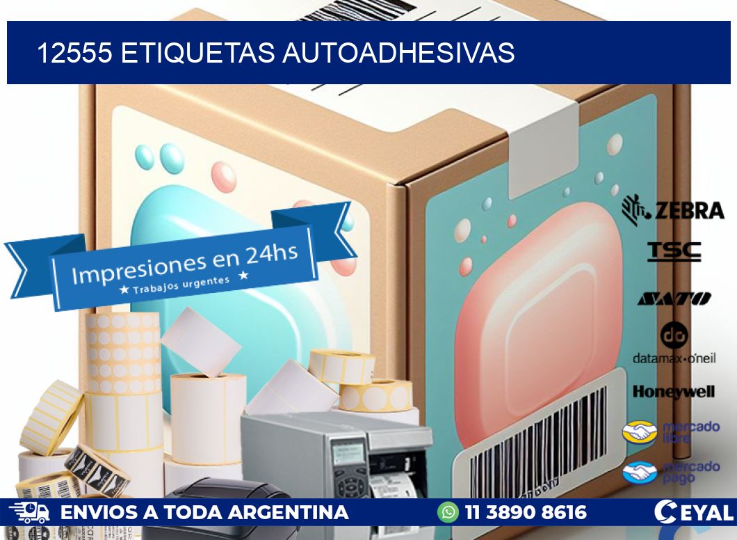 12555 ETIQUETAS AUTOADHESIVAS