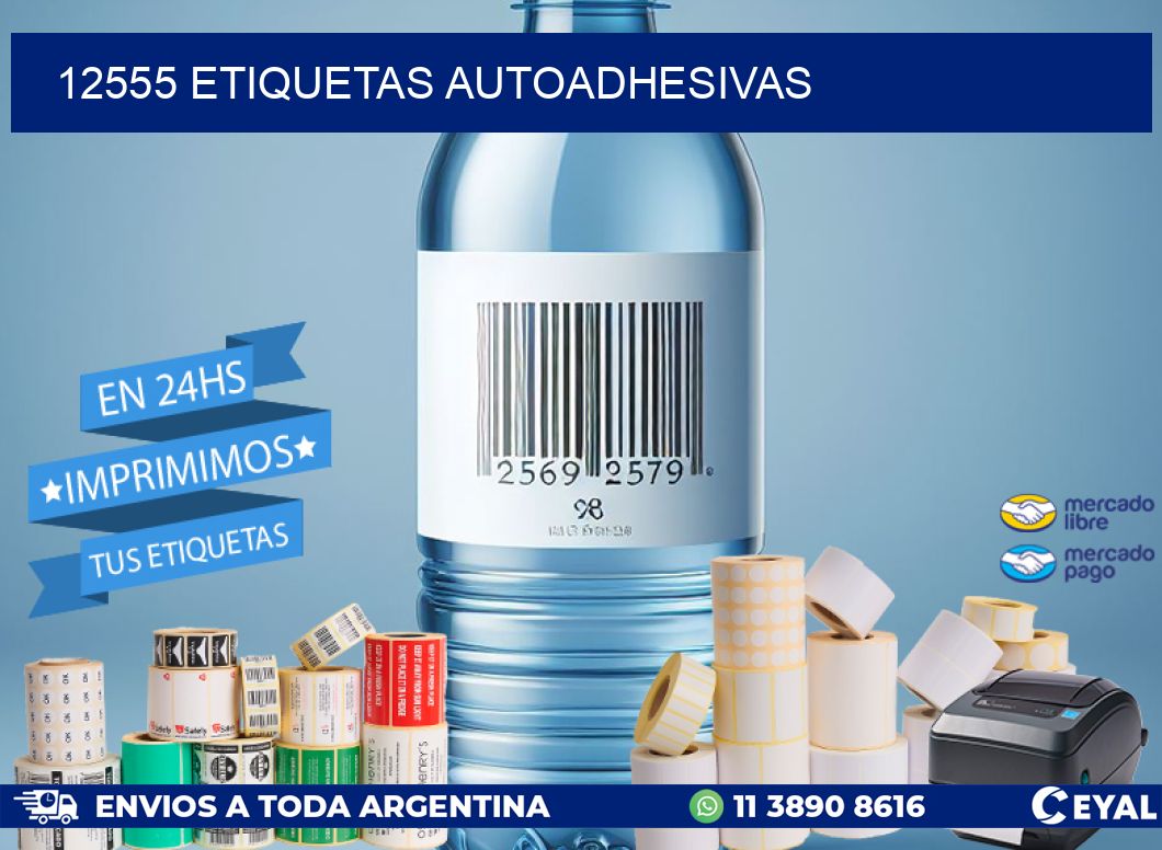 12555 ETIQUETAS AUTOADHESIVAS