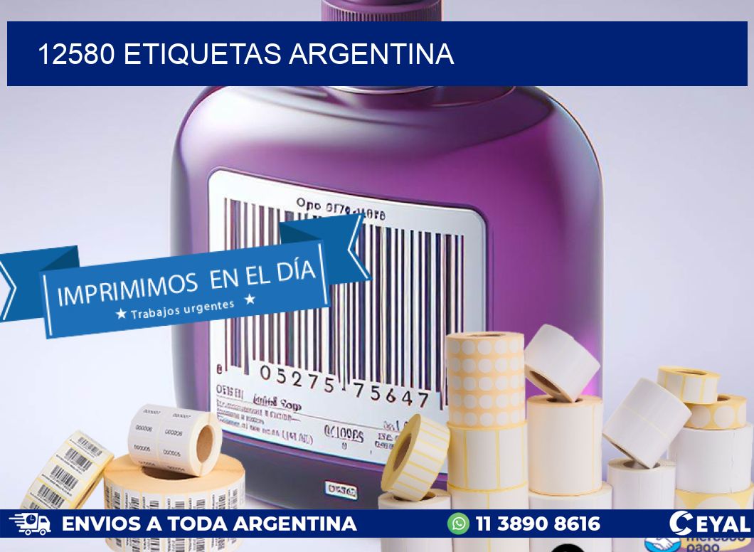12580 ETIQUETAS ARGENTINA