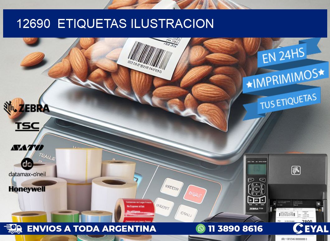 12690  ETIQUETAS ILUSTRACION