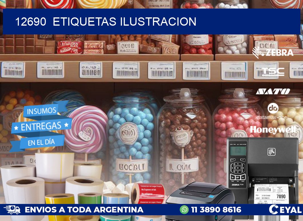 12690  ETIQUETAS ILUSTRACION