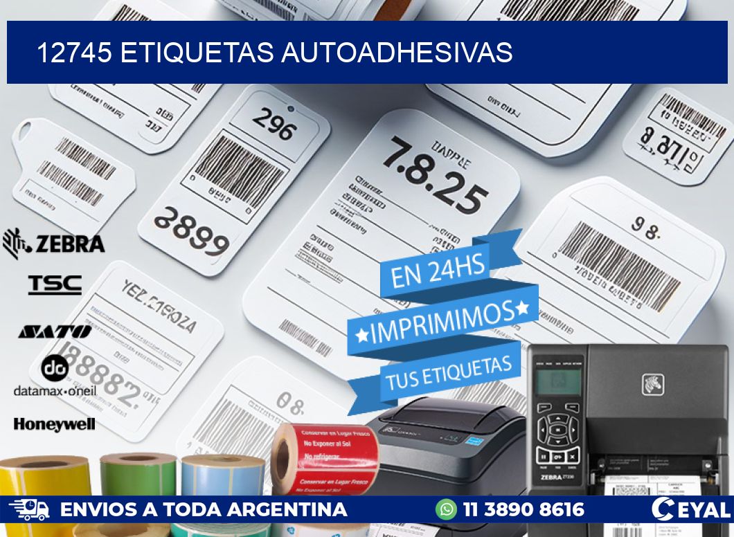 12745 ETIQUETAS AUTOADHESIVAS