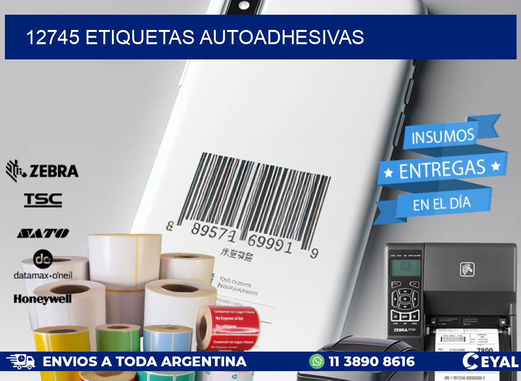 12745 ETIQUETAS AUTOADHESIVAS