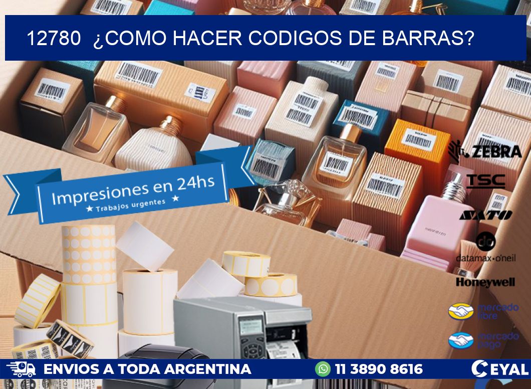 12780 ¿COMO HACER CODIGOS DE BARRAS?