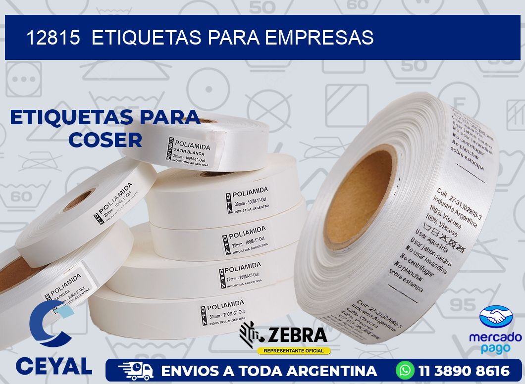 12815  ETIQUETAS PARA EMPRESAS
