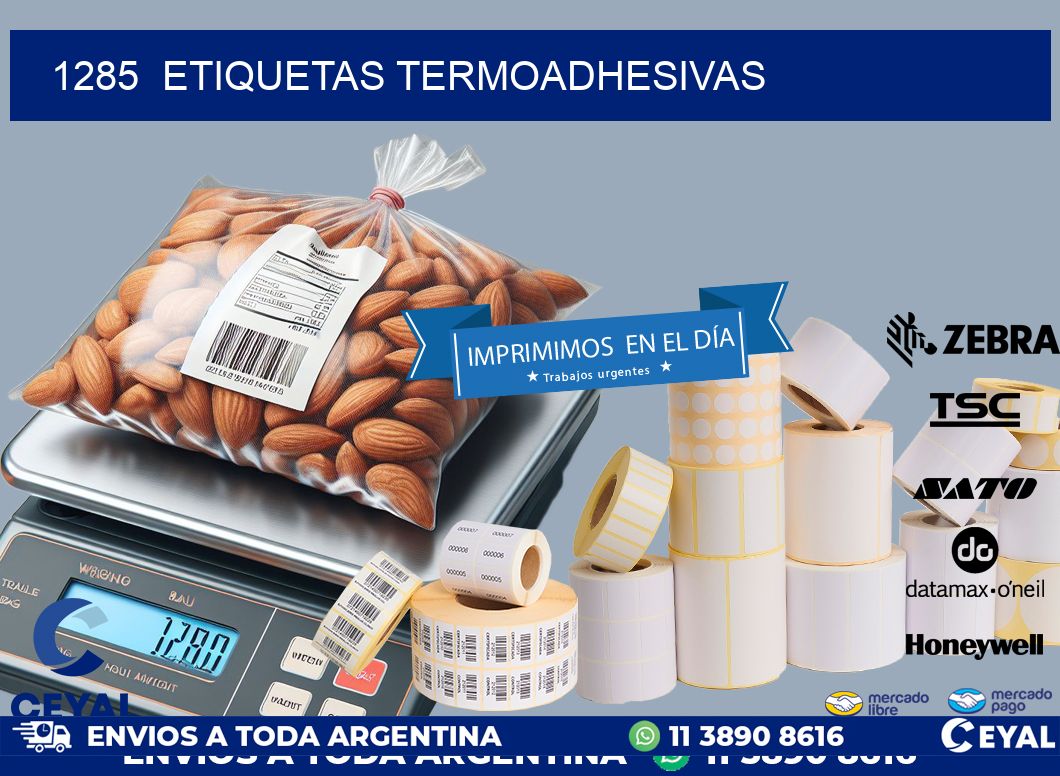 1285 ETIQUETAS TERMOADHESIVAS
