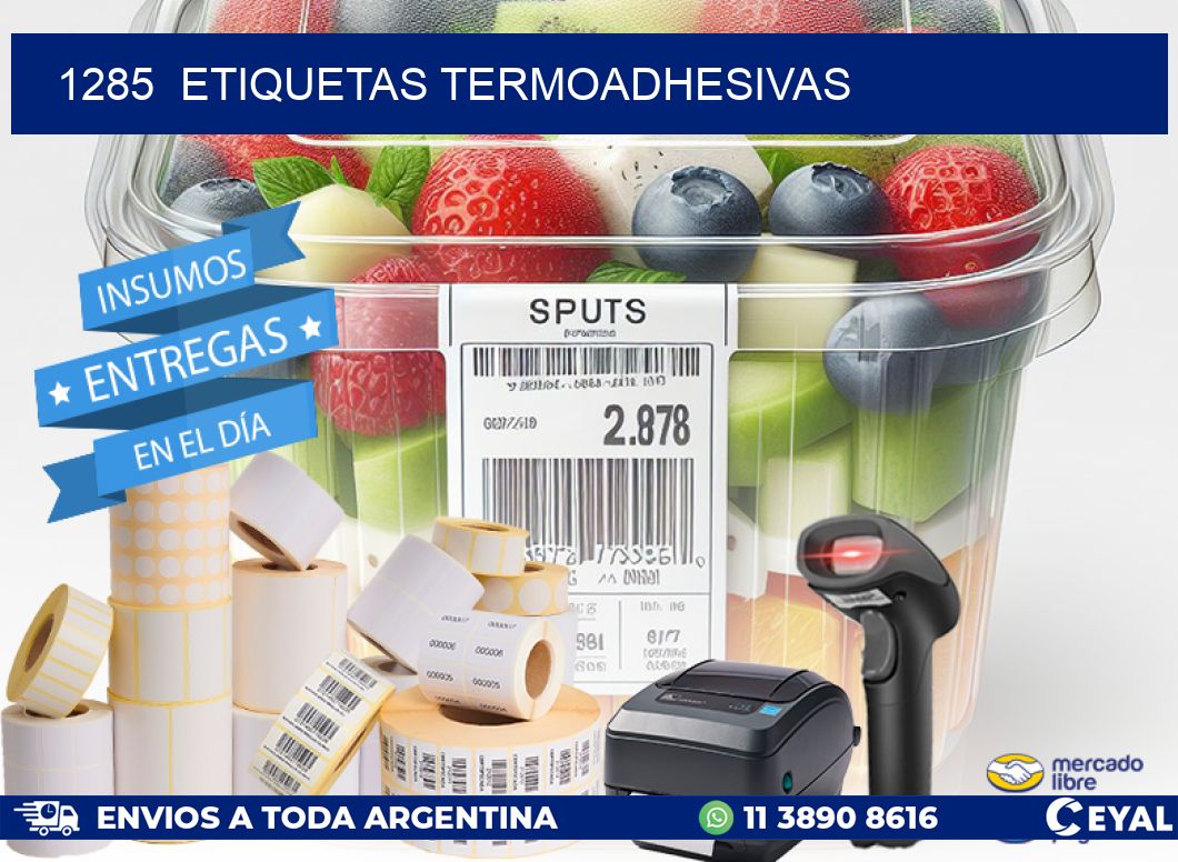1285 ETIQUETAS TERMOADHESIVAS
