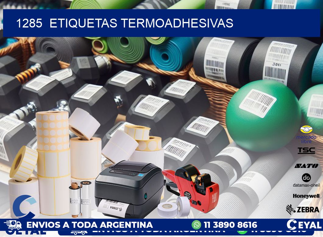 1285 ETIQUETAS TERMOADHESIVAS