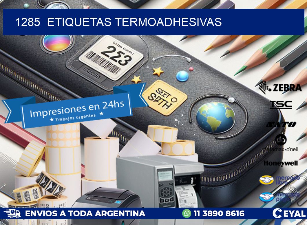 1285  ETIQUETAS TERMOADHESIVAS