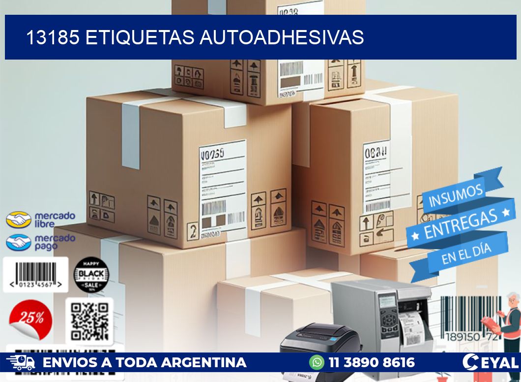13185 ETIQUETAS AUTOADHESIVAS