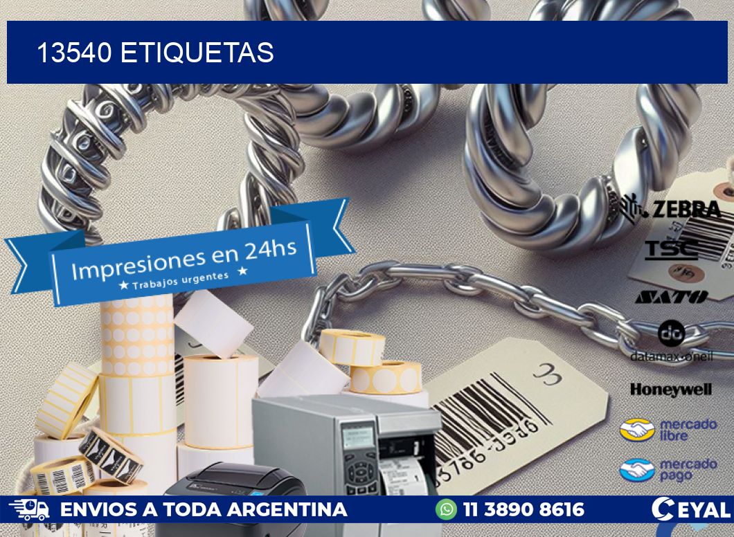 13540 ETIQUETAS