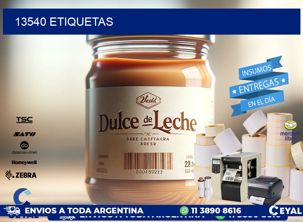 13540 ETIQUETAS