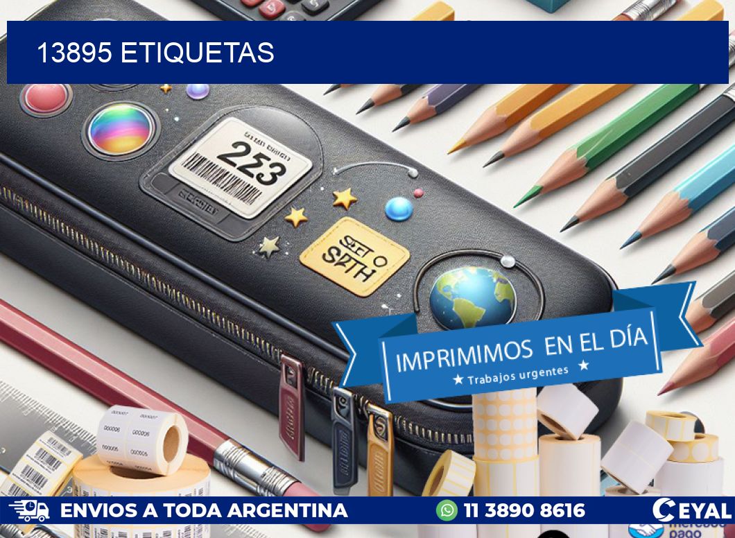 13895 ETIQUETAS