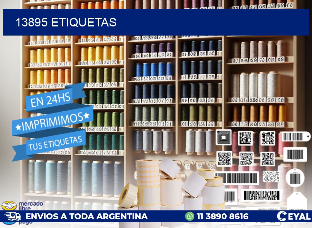 13895 ETIQUETAS
