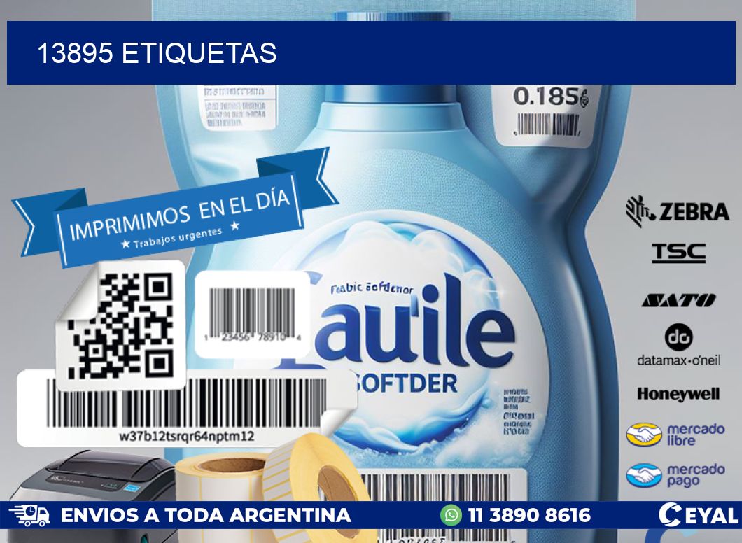 13895 ETIQUETAS