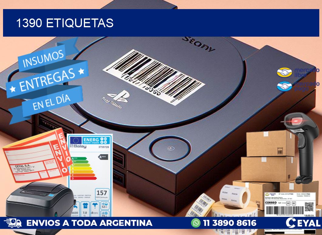 1390 ETIQUETAS