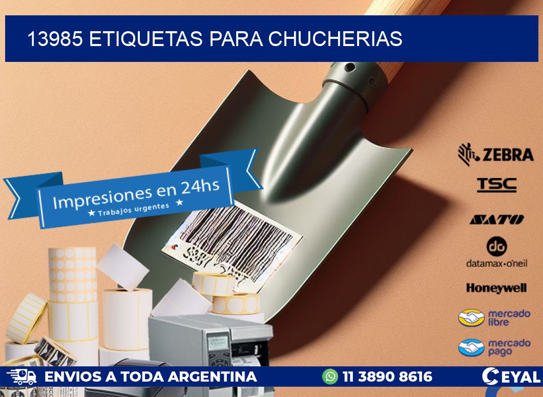 13985 ETIQUETAS PARA CHUCHERIAS