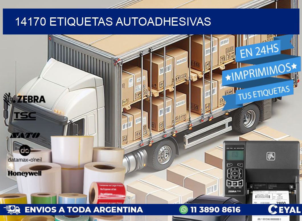 14170 ETIQUETAS AUTOADHESIVAS