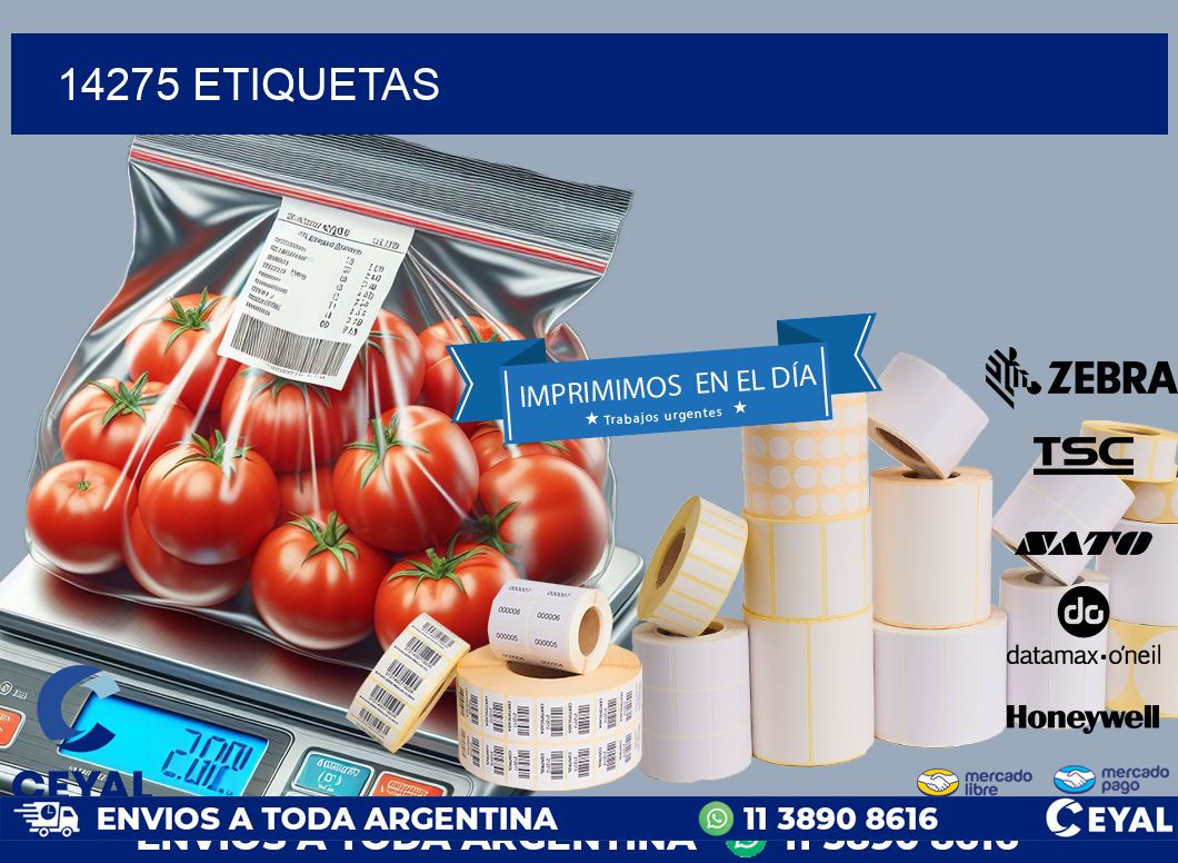 14275 ETIQUETAS