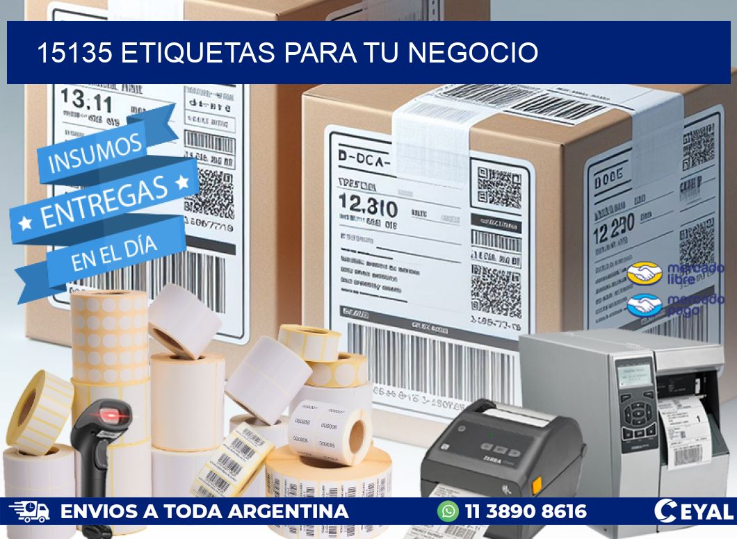 15135 ETIQUETAS PARA TU NEGOCIO