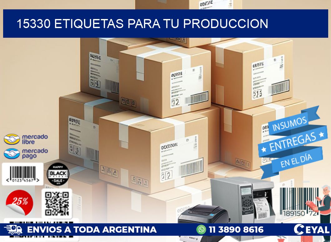 15330 ETIQUETAS PARA TU PRODUCCION