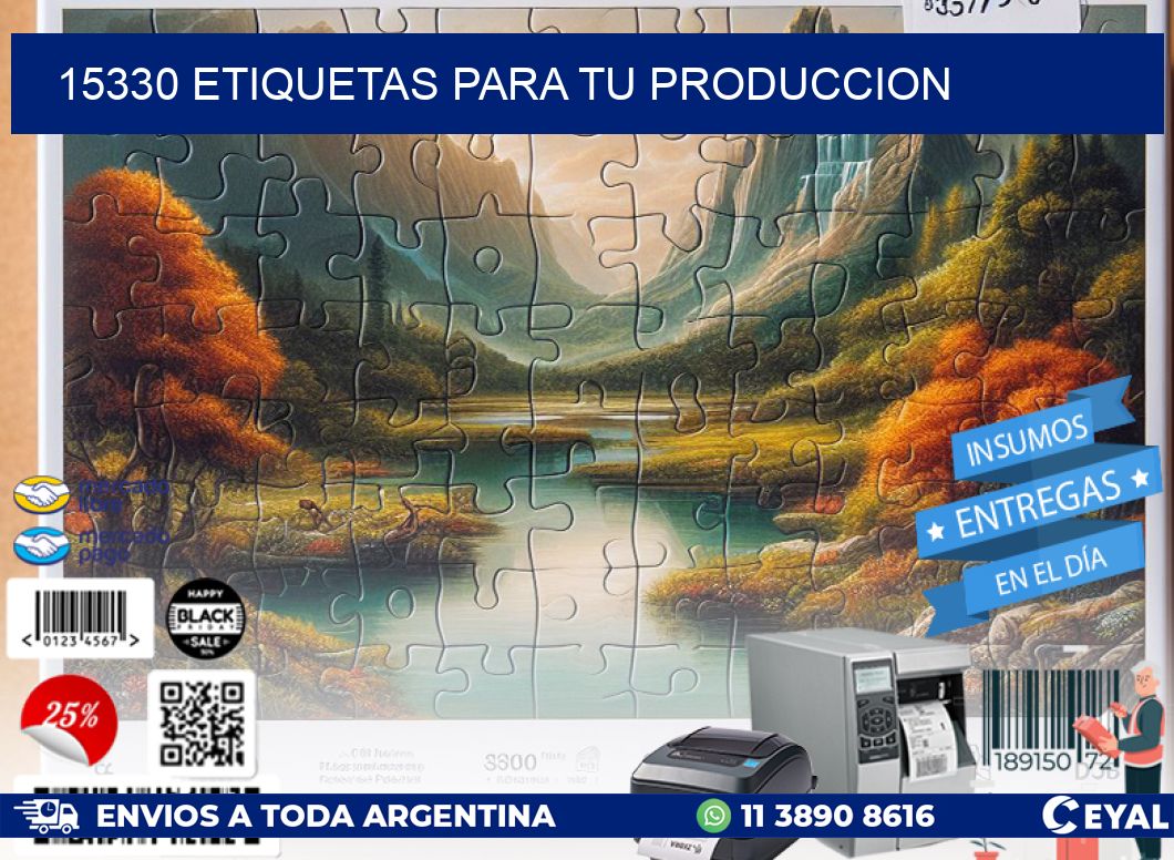 15330 ETIQUETAS PARA TU PRODUCCION