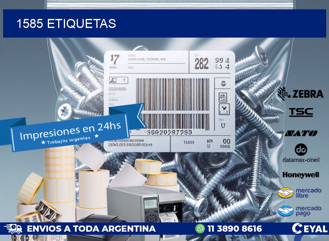 1585 ETIQUETAS