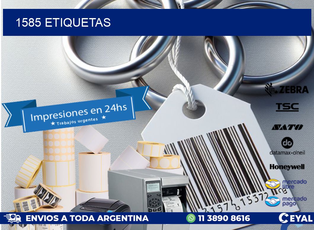 1585 ETIQUETAS