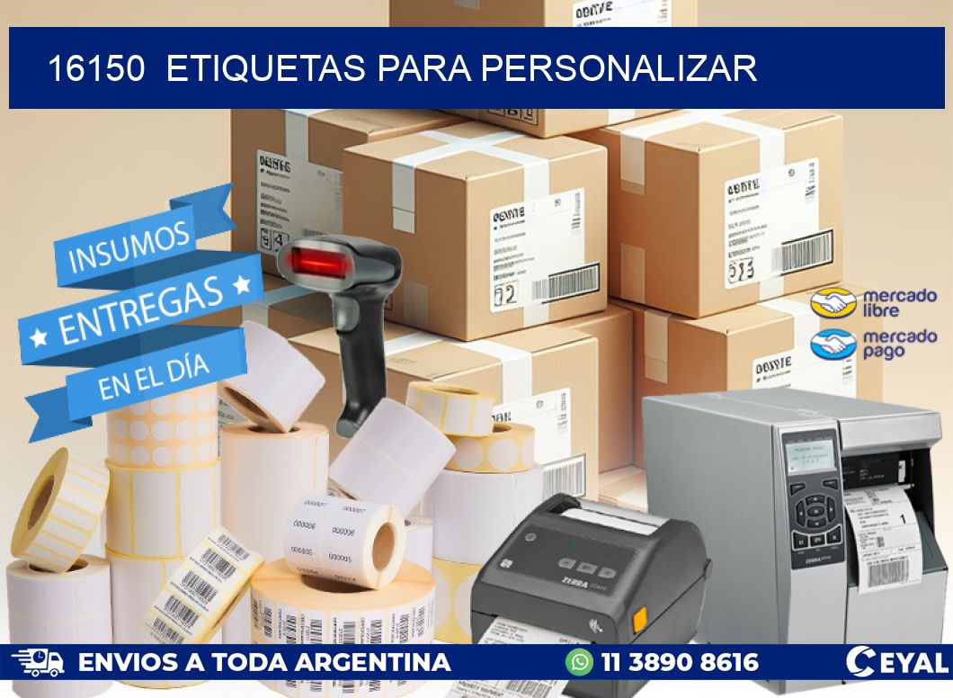 16150  ETIQUETAS PARA PERSONALIZAR