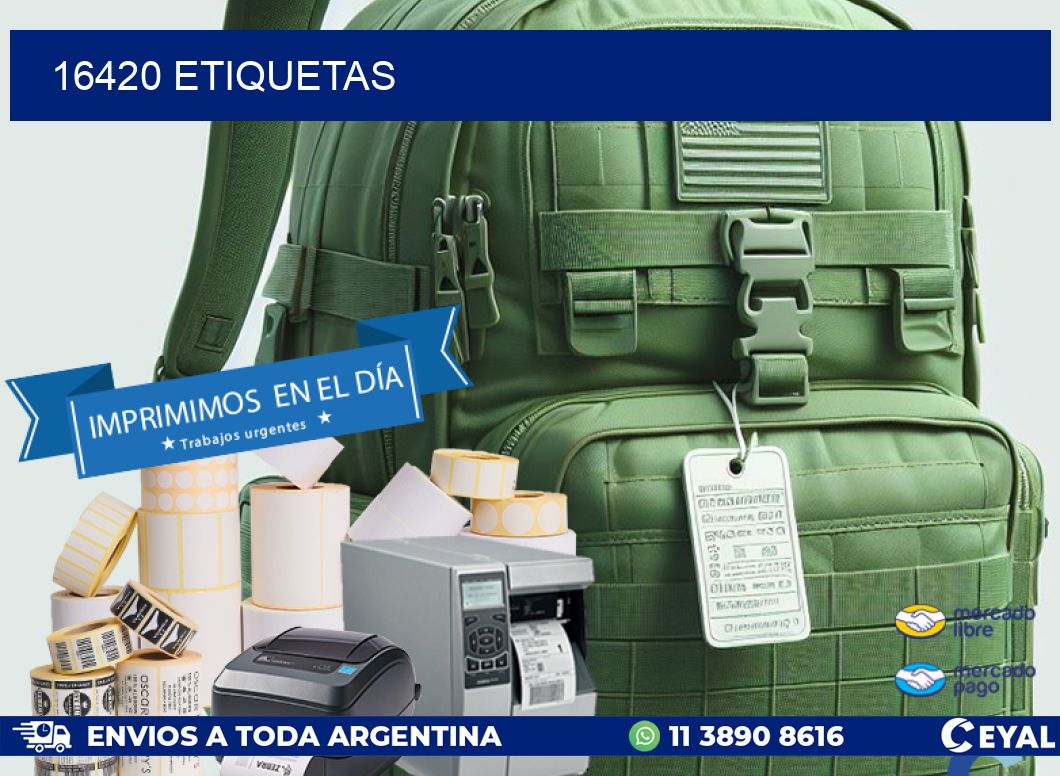 16420 ETIQUETAS