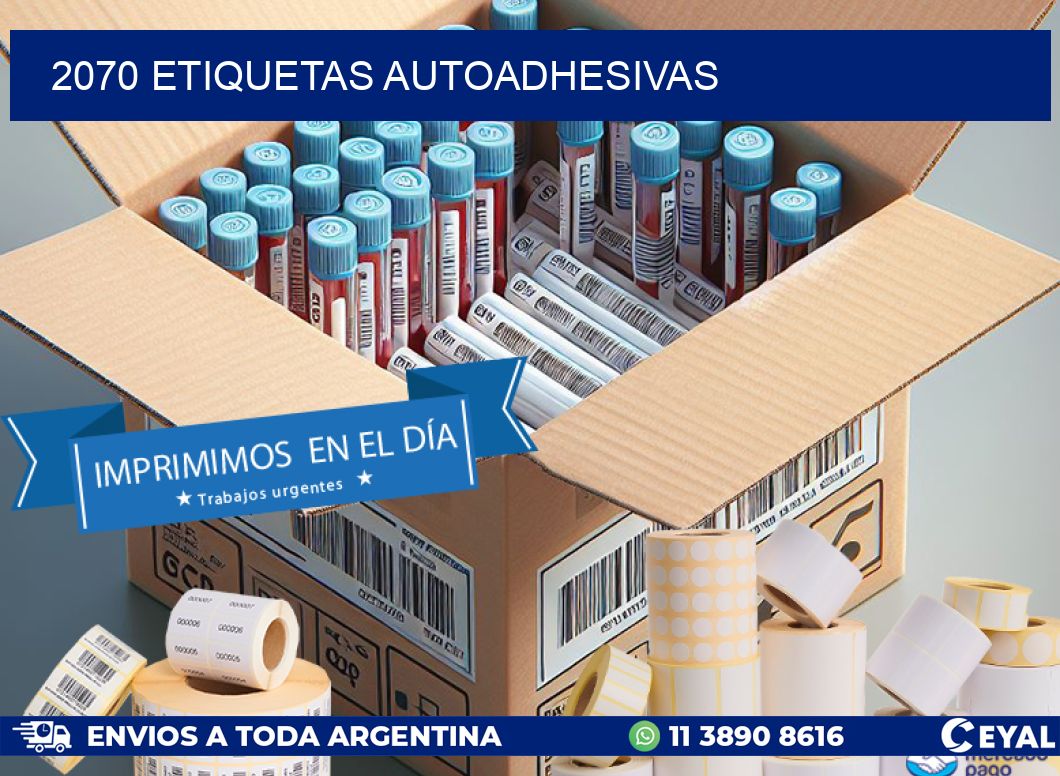 2070 ETIQUETAS AUTOADHESIVAS