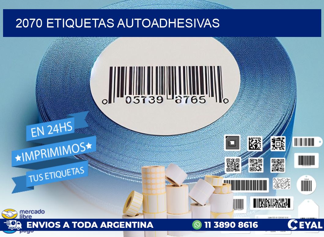 2070 ETIQUETAS AUTOADHESIVAS