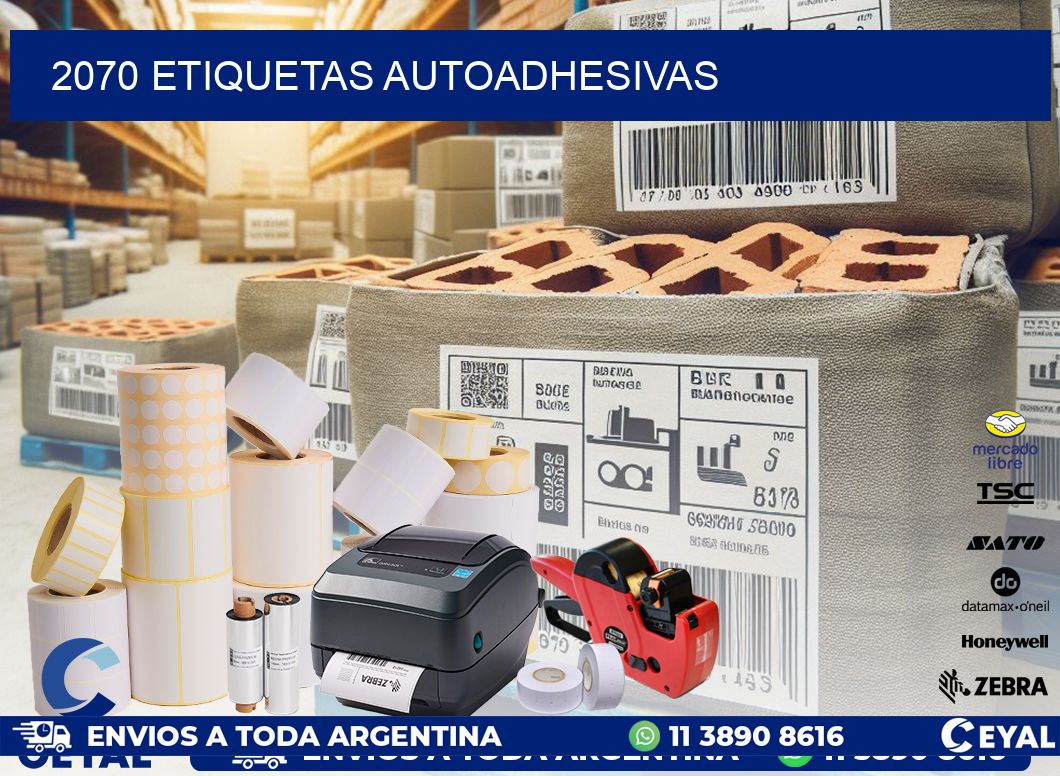 2070 ETIQUETAS AUTOADHESIVAS